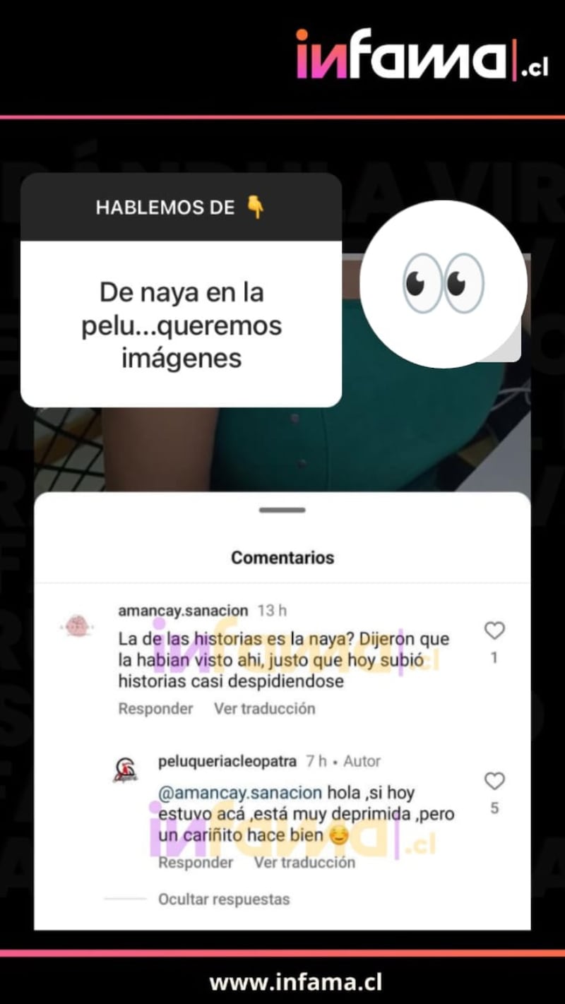 Historia de Infama | Captura: Instagram