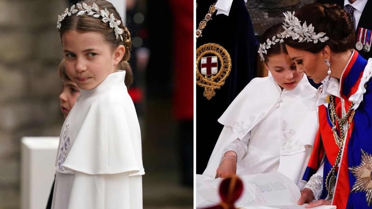 Princesa Charlotte copia realeza