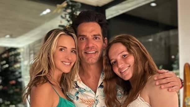 Angélica Castro, Cristián de la Fuente y su hija Laura