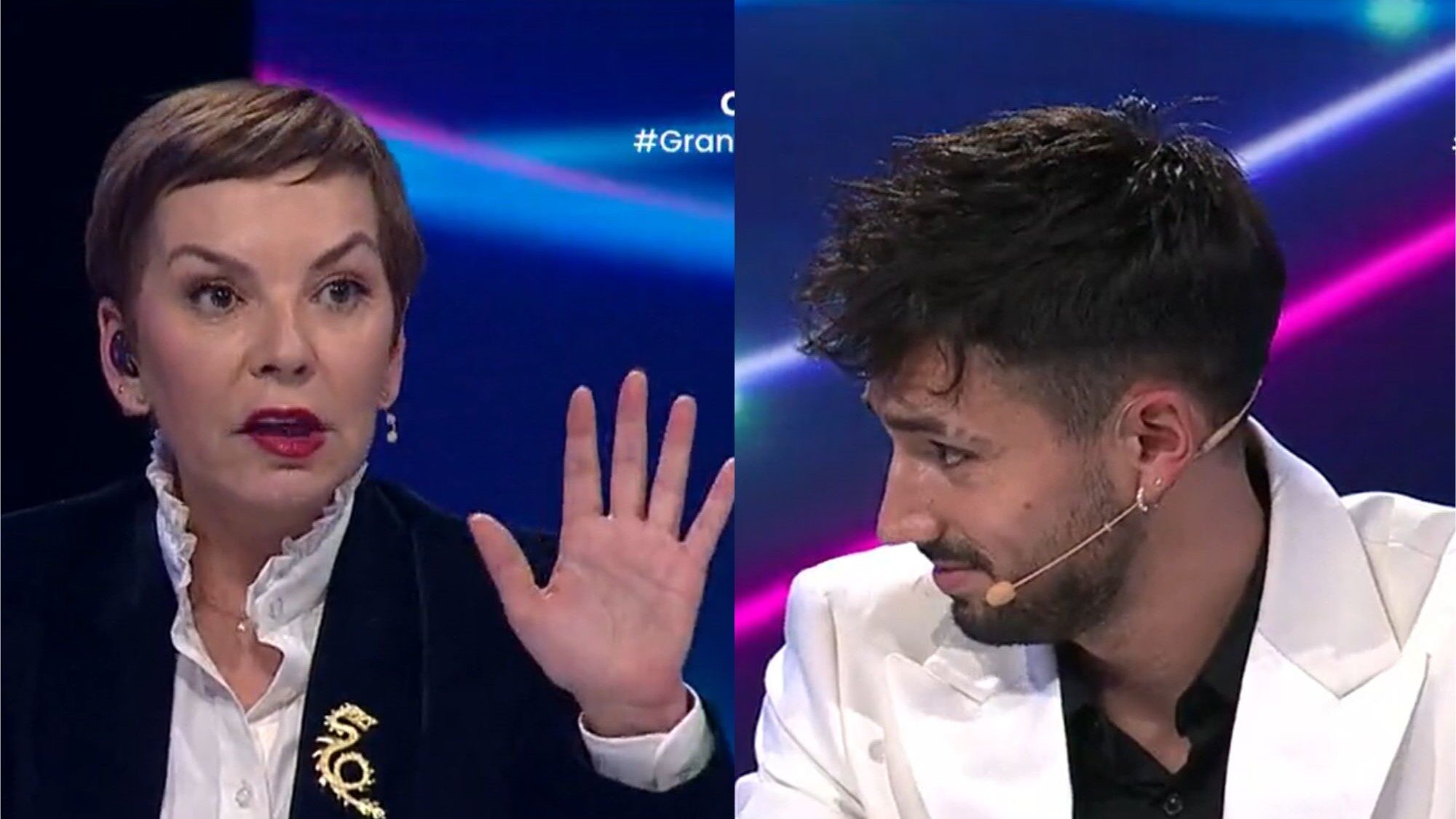 Fran García-Huidobro abandonó el set tras encarar a “Bambino” de "Gran Hermano"| Captura