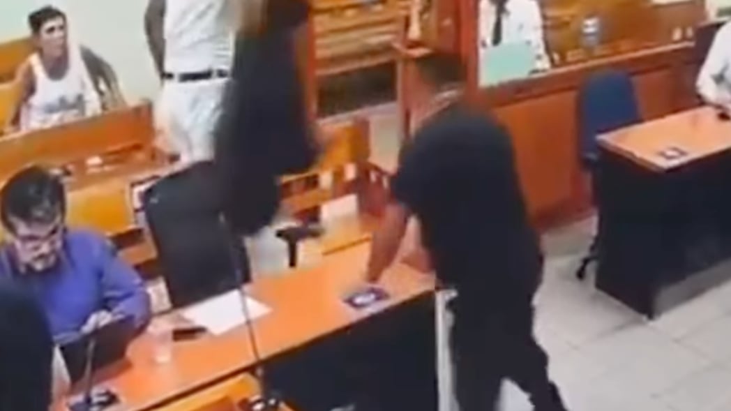 Reo escapa de Juzgado de Colina