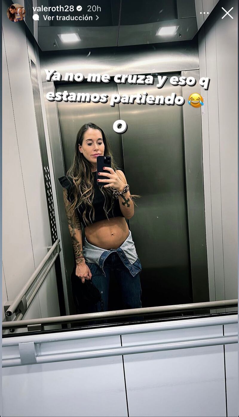 Historia de Valentina Roth | Instagram