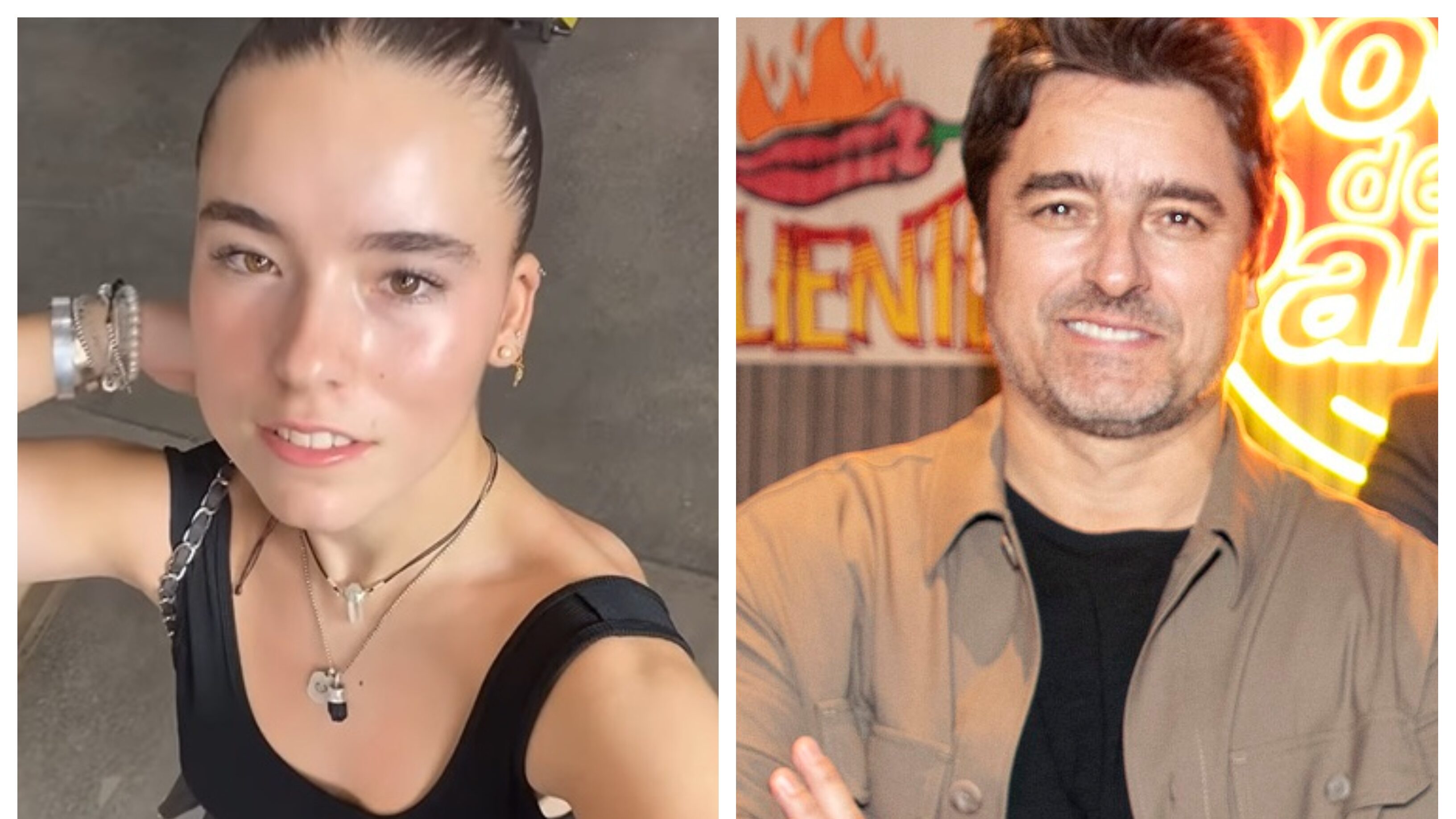 La hija del actor denunció en sus historias de Instagram a una seguidora que desde 2021 la viene acosando.