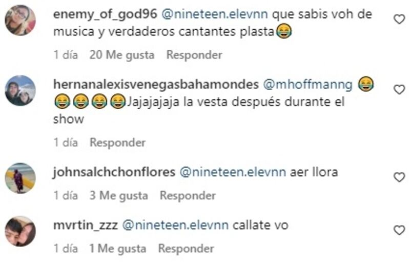 Los seguidores de @meganoticiascl se fueron en contra del hijo de Julio César Rodríguez por defender a Vesta Lugg.