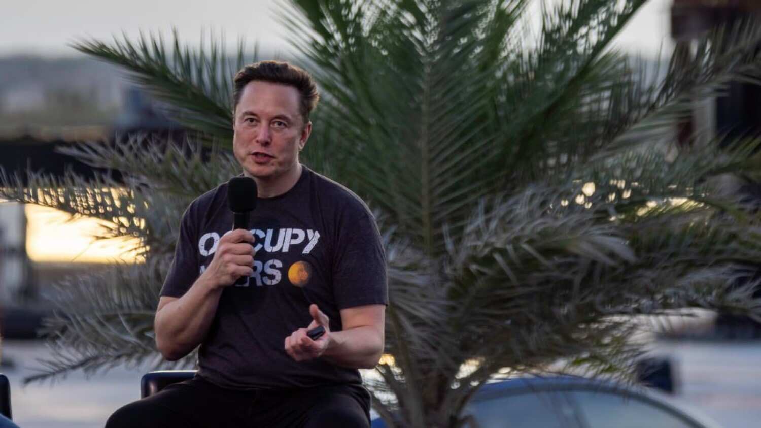 El jefe de Tesla y SpaceX, entre otras empresas, durante una presentación en agosto de 2022.