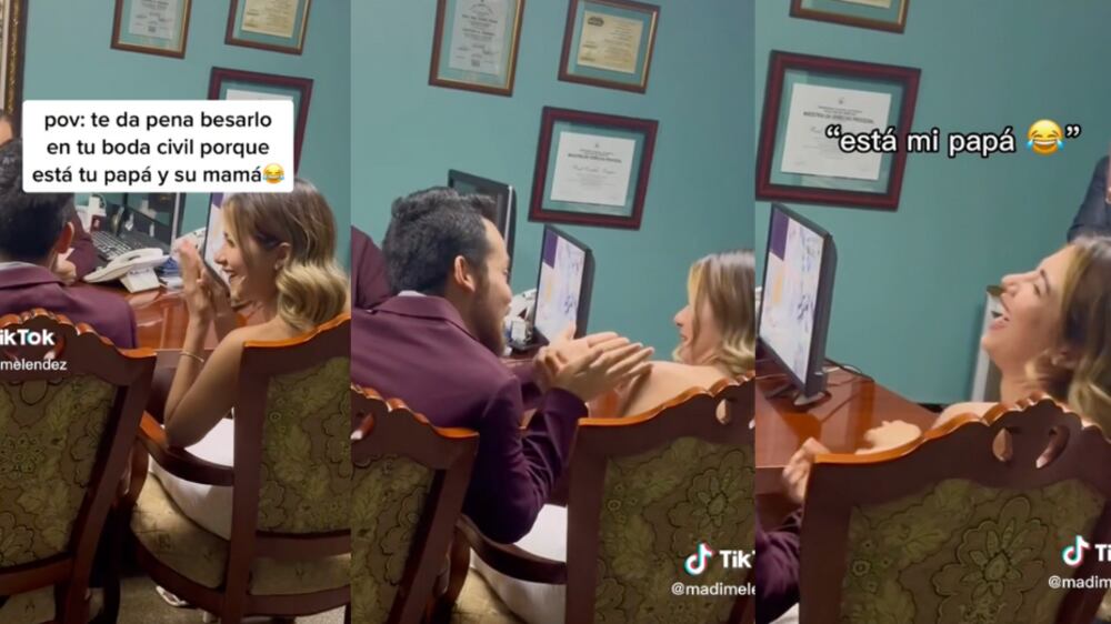 Viral novia le dio vergüenza | Fuente: Tik Tok