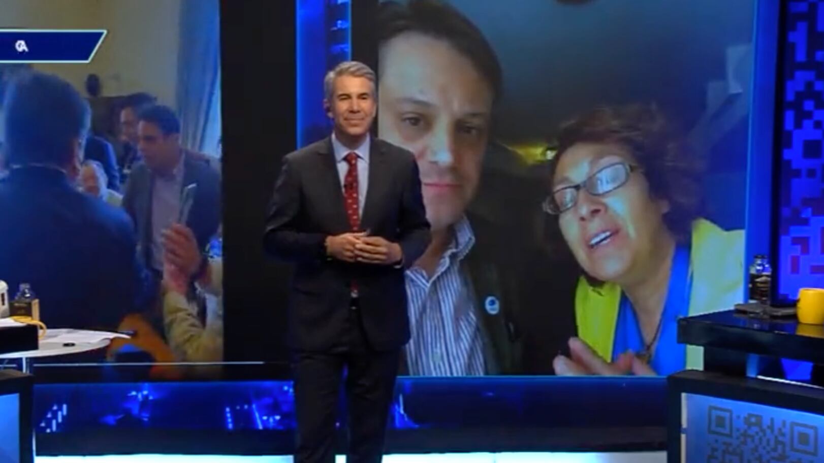 Diputado Gaspar Rivas explica grito a su jefa de Gabinete