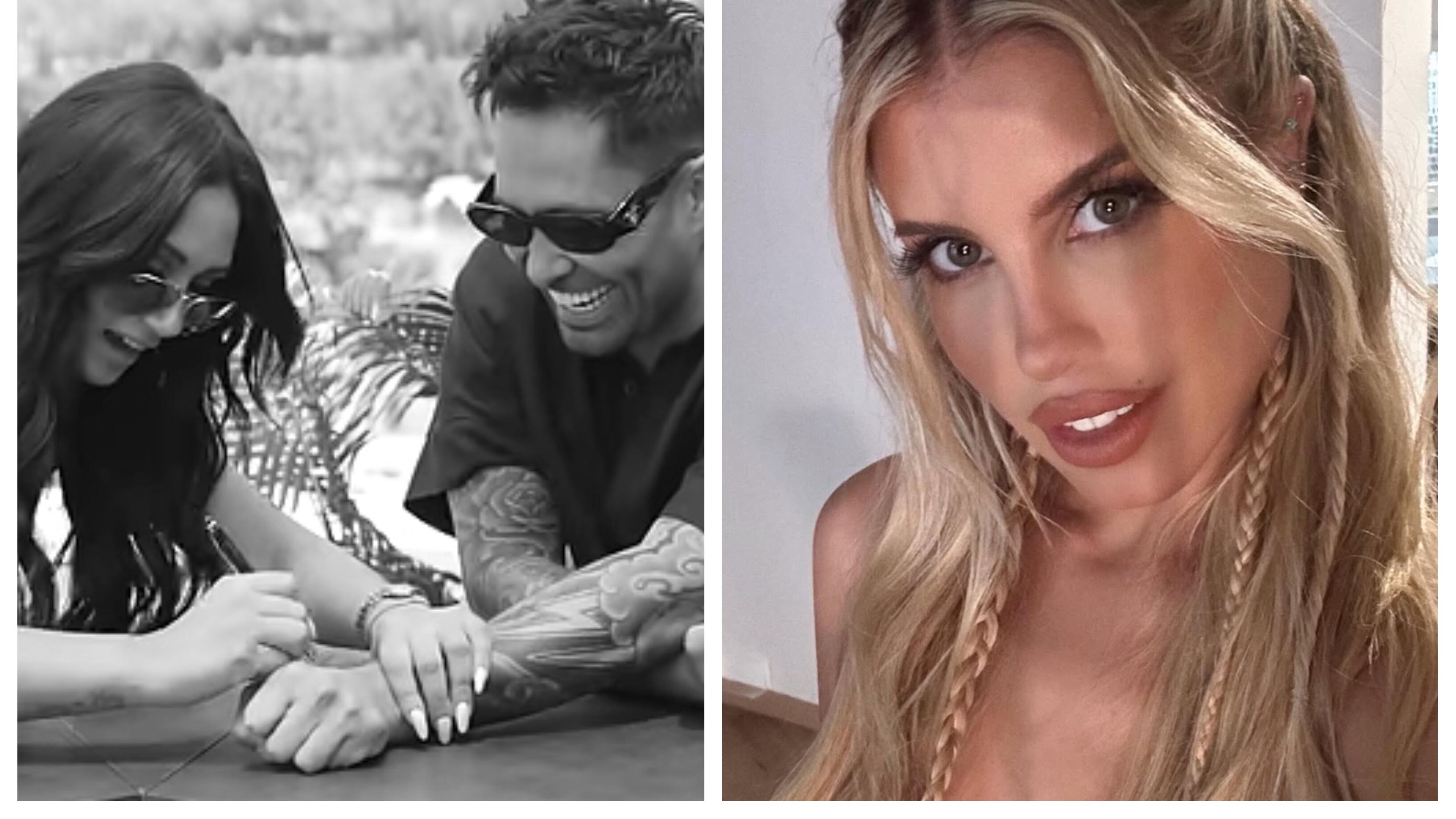 El exfutbolista reveló en el programa "Sin Editar" que no se ha borrado los dos tatuajes de su exesposa, Coté López.