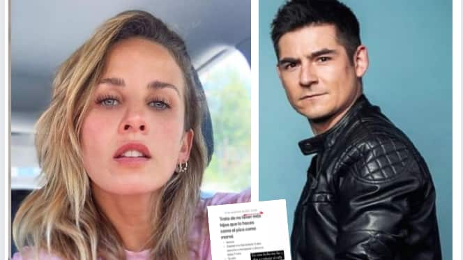 Fran Mesanes compartió los violentos mensajes enviados por su expareja Claudio Castellón.