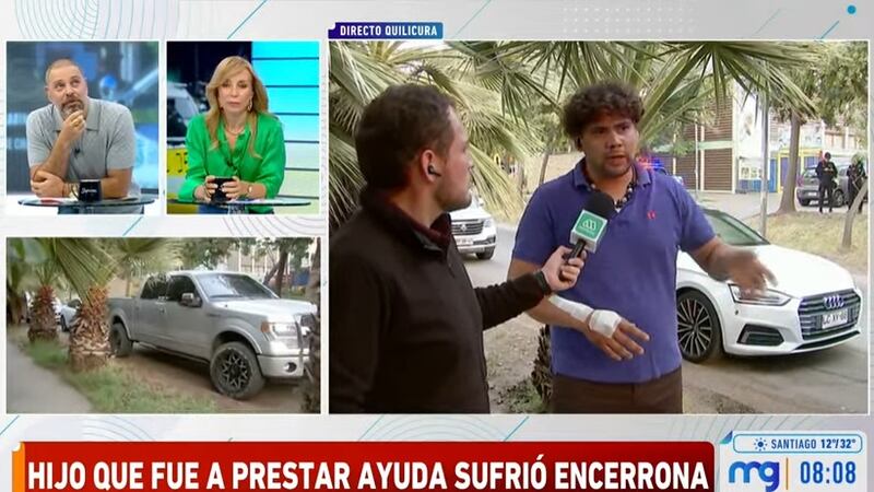 Violento robo en Quilicura: hijo de dueño de casa asaltado sufre encerrona por los mismos delincuentes que atacaron a su padre y apuñalaron a su hermano