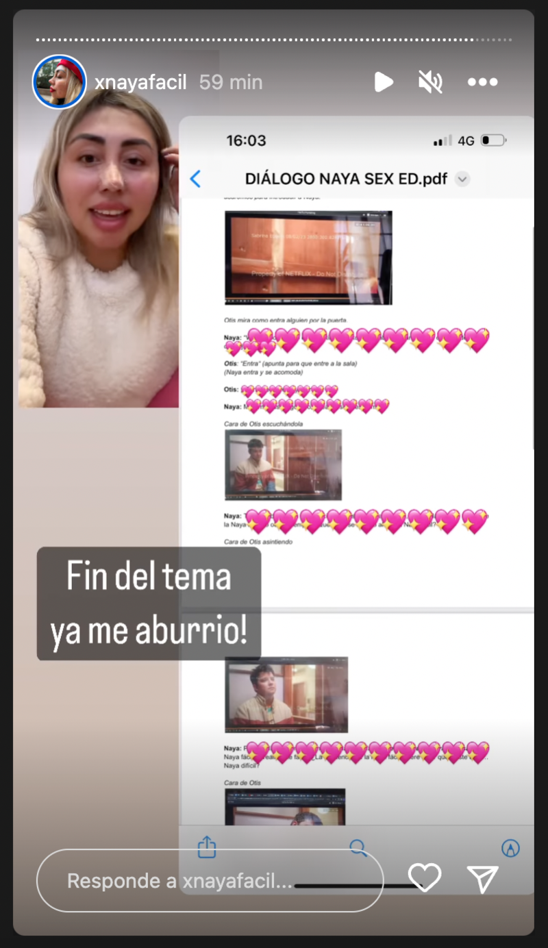Historia de Naya Fácil | Fuente: Instagram