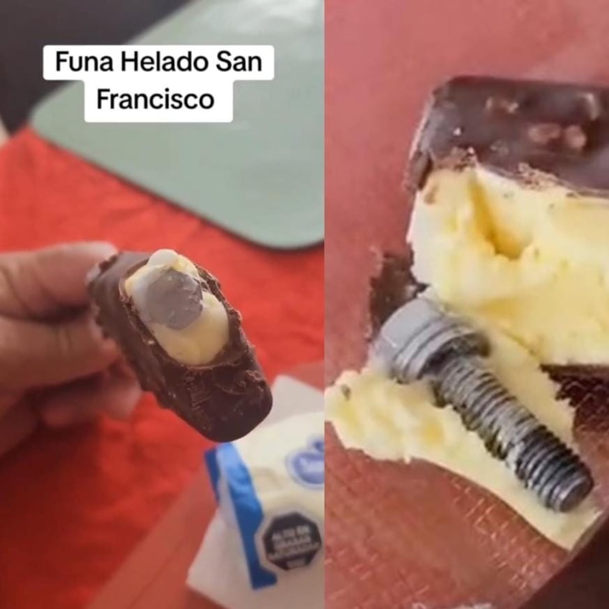 Sernac investiga Carozzi por tornillo en helado San Francisco Sernac investiga Carozzi por tornillo en helado San Francisco