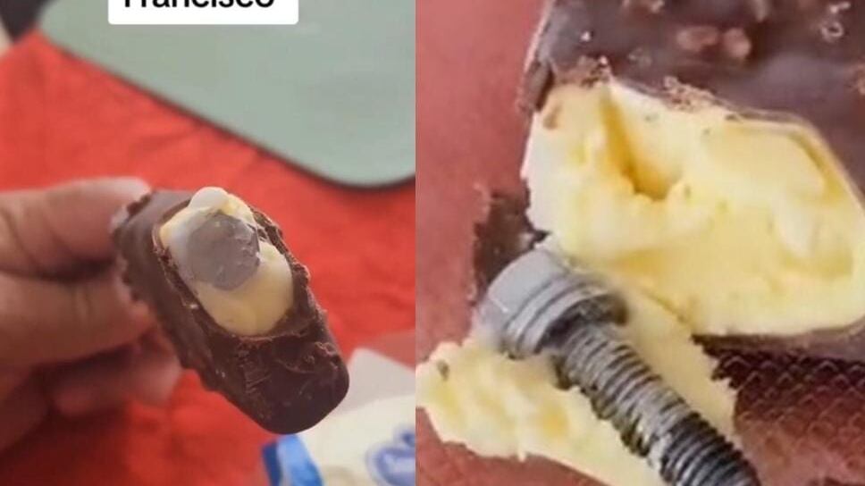 Consumidor denuncia un tornillo dentro de un helado San Francisco.