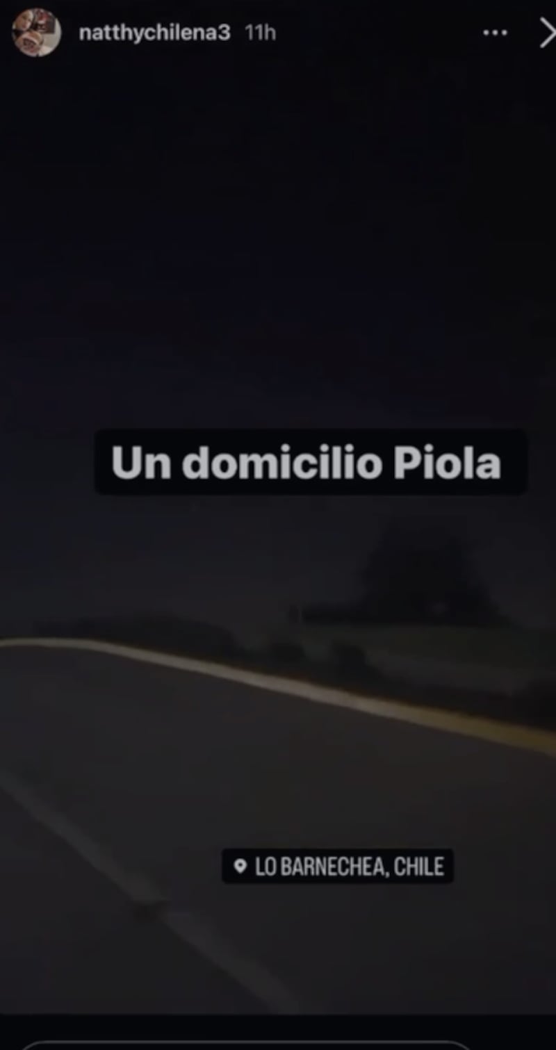 Storie de Natthy Chilena con Pinilla