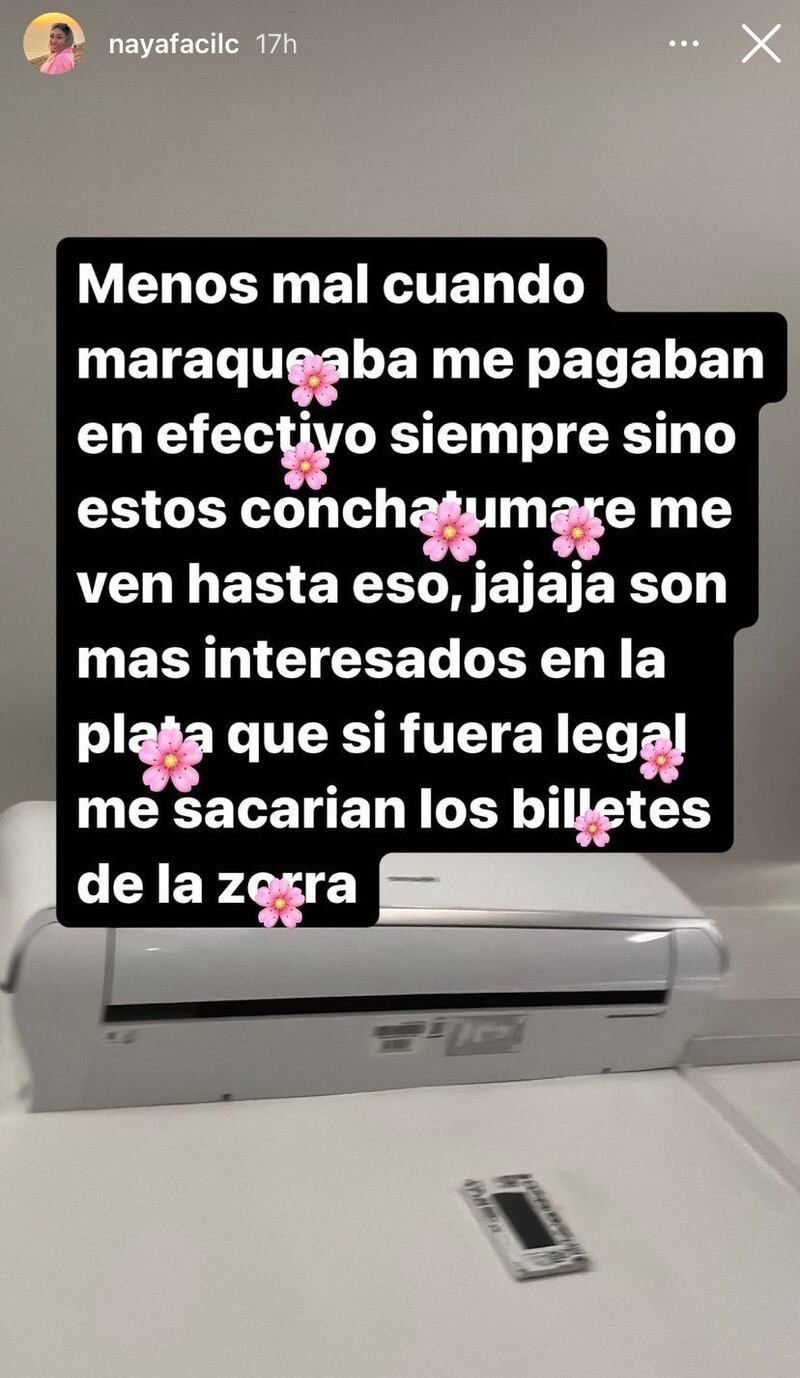 Historia de Naya Fácil | Instagram