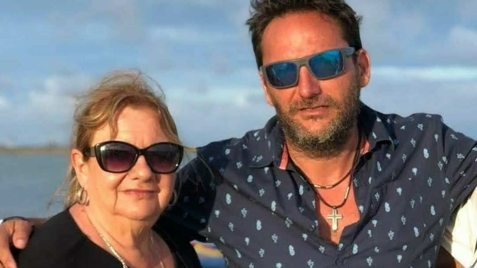 Daniel Fuenzalida y su madre