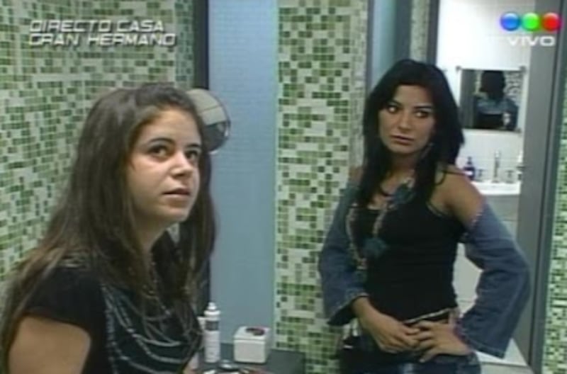 Mariela Montero en Gran Hermano Argentina 2007. Fotografía de Internet