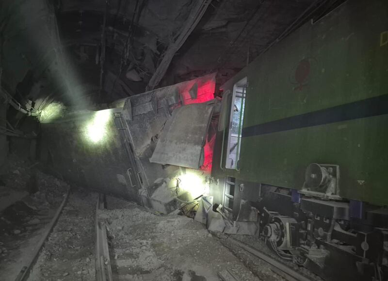 Derrumbe en mina El Teniente