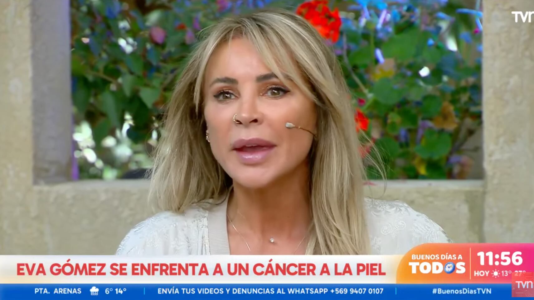 Eva Gómez confiesa que tiene cáncer a la piel