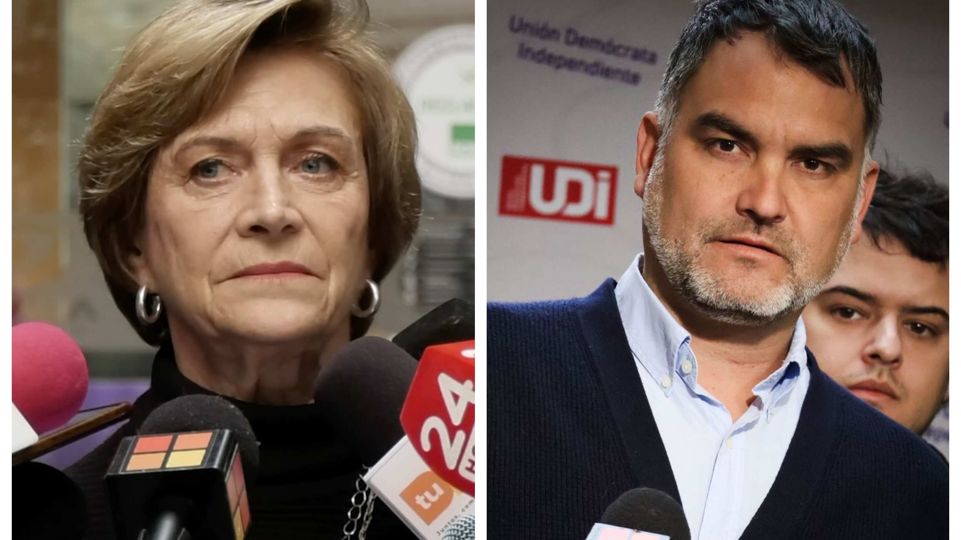 La alcaldesa de Providencia y el presidente de la UDI.