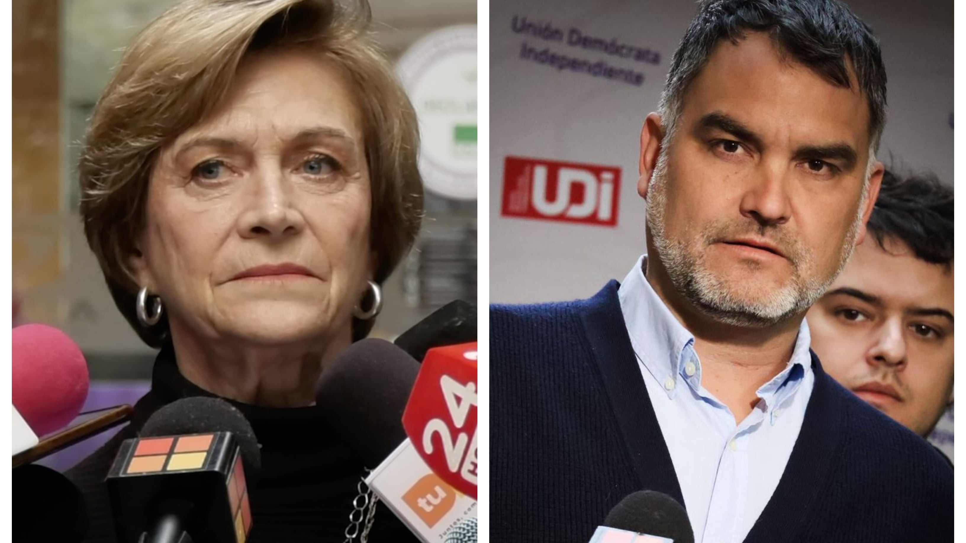 La alcaldesa de Providencia y el presidente de la UDI.