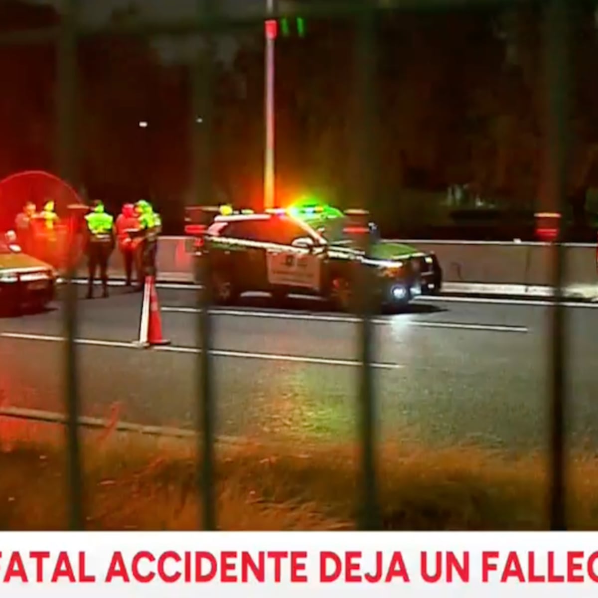 Joven de 18 años muere en accidente en Costanera Norte Joven de 18 años muere en accidente en Costanera Norte