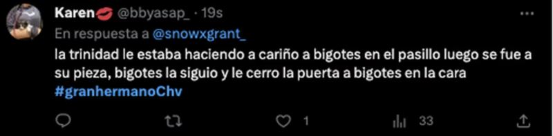 Comentarios de "Gran Hermano" en Twitter