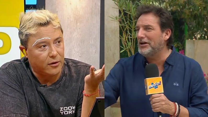 Sergio Rojas y Daniel Fuenzalida | Captura: Que te lo digo y El medio día
