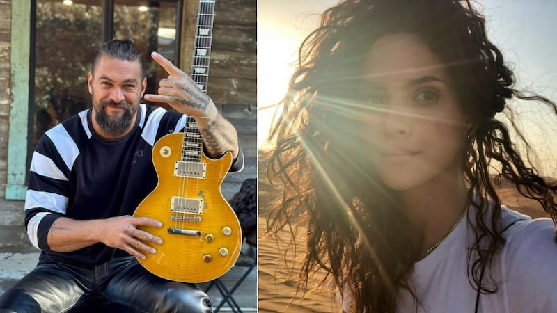 “Da cringe”: Critican a Jason Momoa por parecido de Adria Arjona con su hija mayor