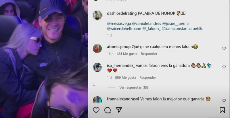 Raimundo Cerda y Faloon Larraguibel llamaron la atención en el encuentro de semifinalistas de Palabra de Honor.