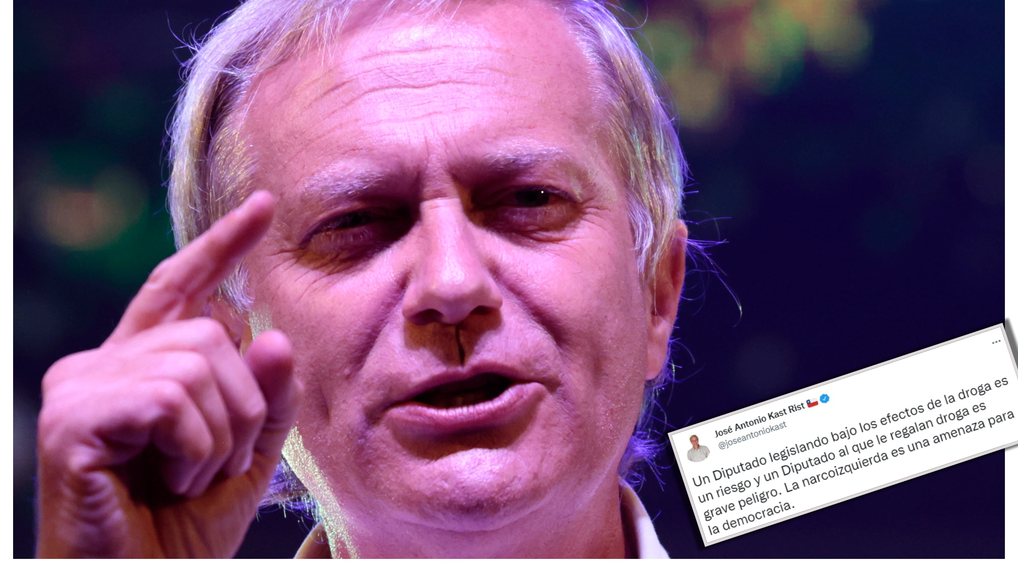 José Antonio Kast criticó al diputado Jaime Sáez.