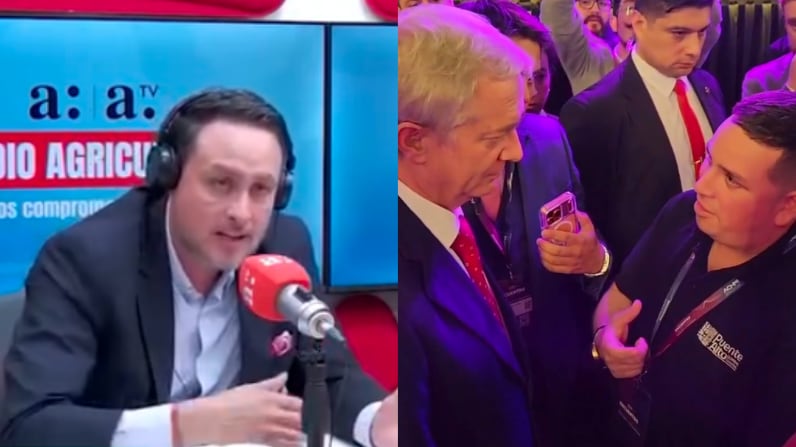 Rodrigo Wainraihgt y Matías Toledo | Fuente: Radio Agricultura e Instagram @matiastoledoh
