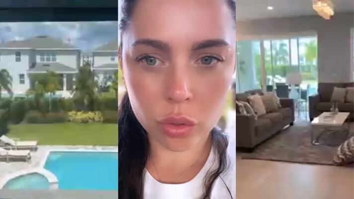 Daniela Aránguiz mostró interior de su lujosa casa en Estados Unidos.