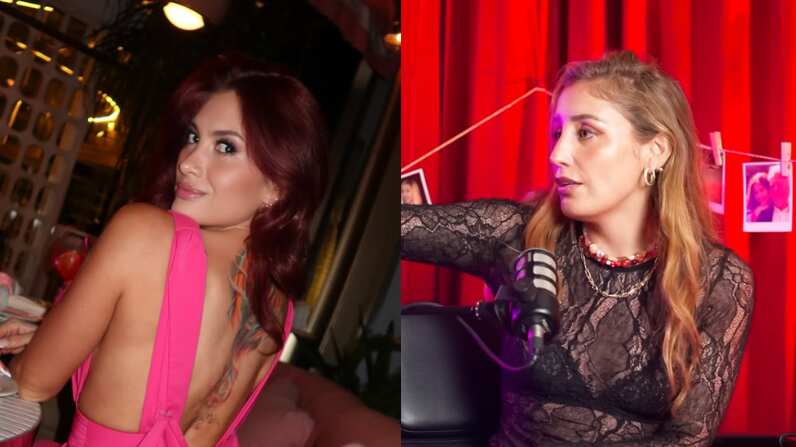 Karen Paola y Dani Castro | Captura: Instagram @karenpaolamusic y Juzgamos y nos funamos