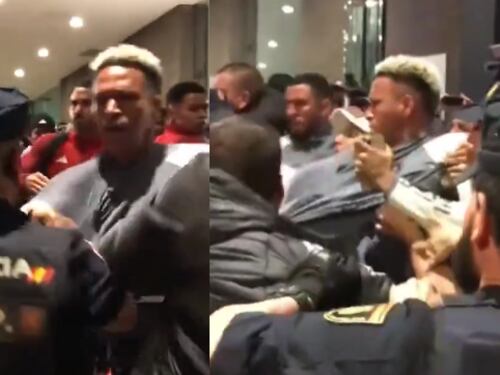 ¡Los confundieron! Jugadores de la Selección de Perú pelean con policías en Madrid