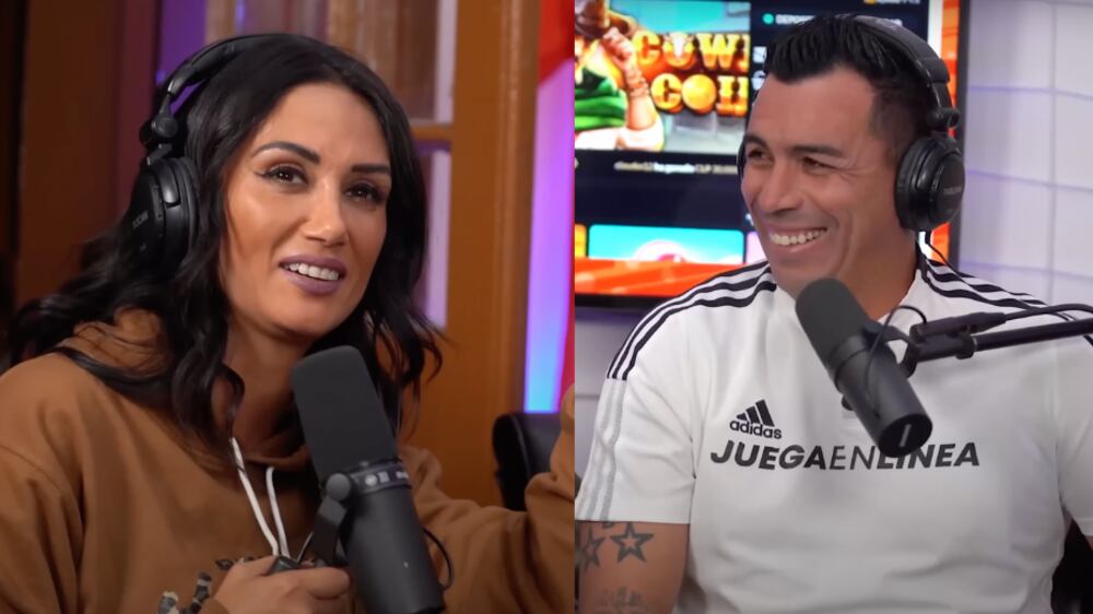 Pamela Díaz y Esteban Paredes | Captura: Youtube