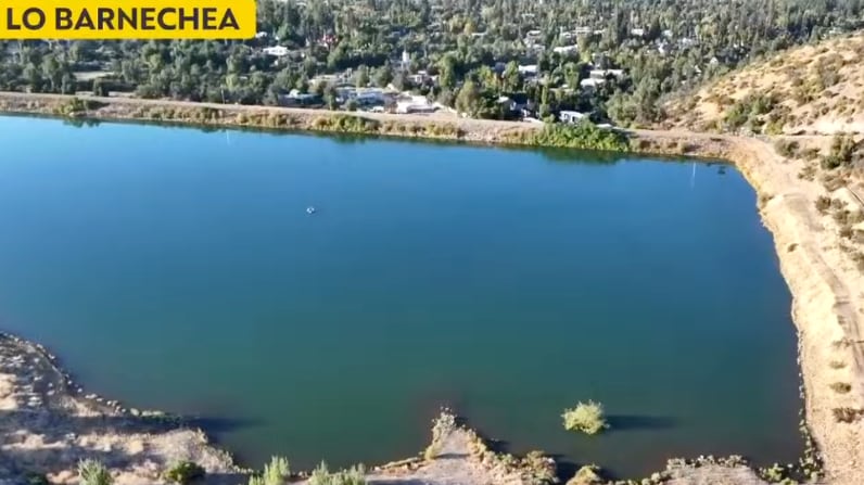 Embalse Lo Barnechea | Captura: T13
