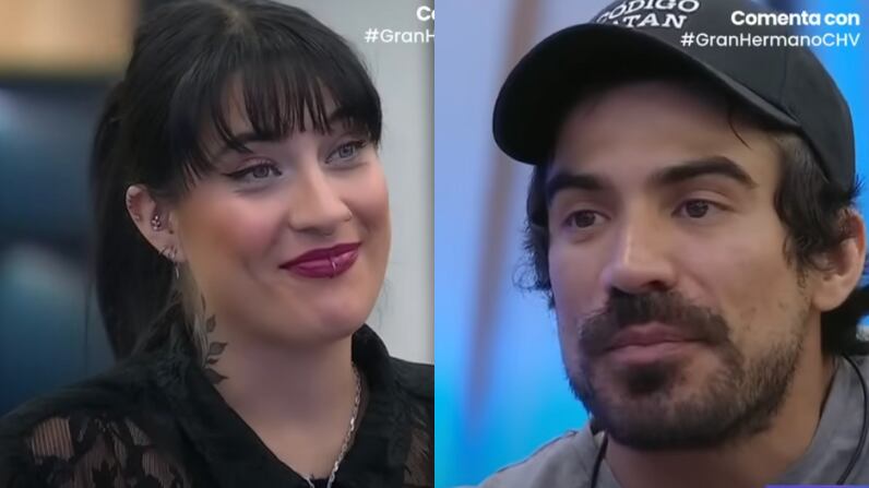 Camila Power y Sebastián Ramírez | Captura: Gran Hermano de CHV
