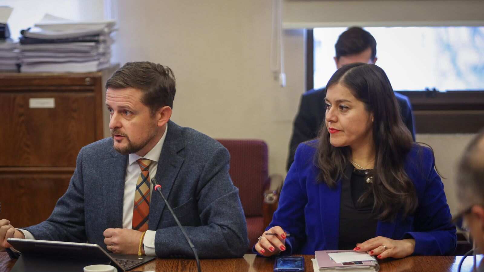 Diputados Stephan Schubert y Karen Medin