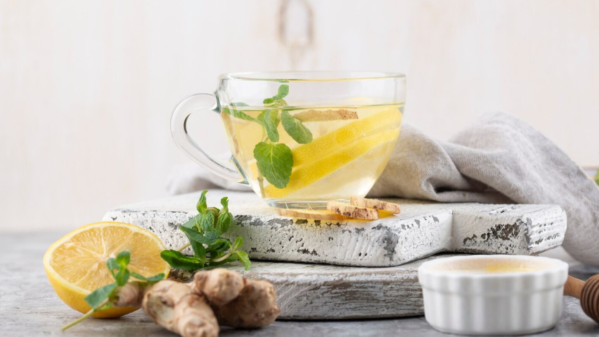 El jengibre y el limón son una gran combinación