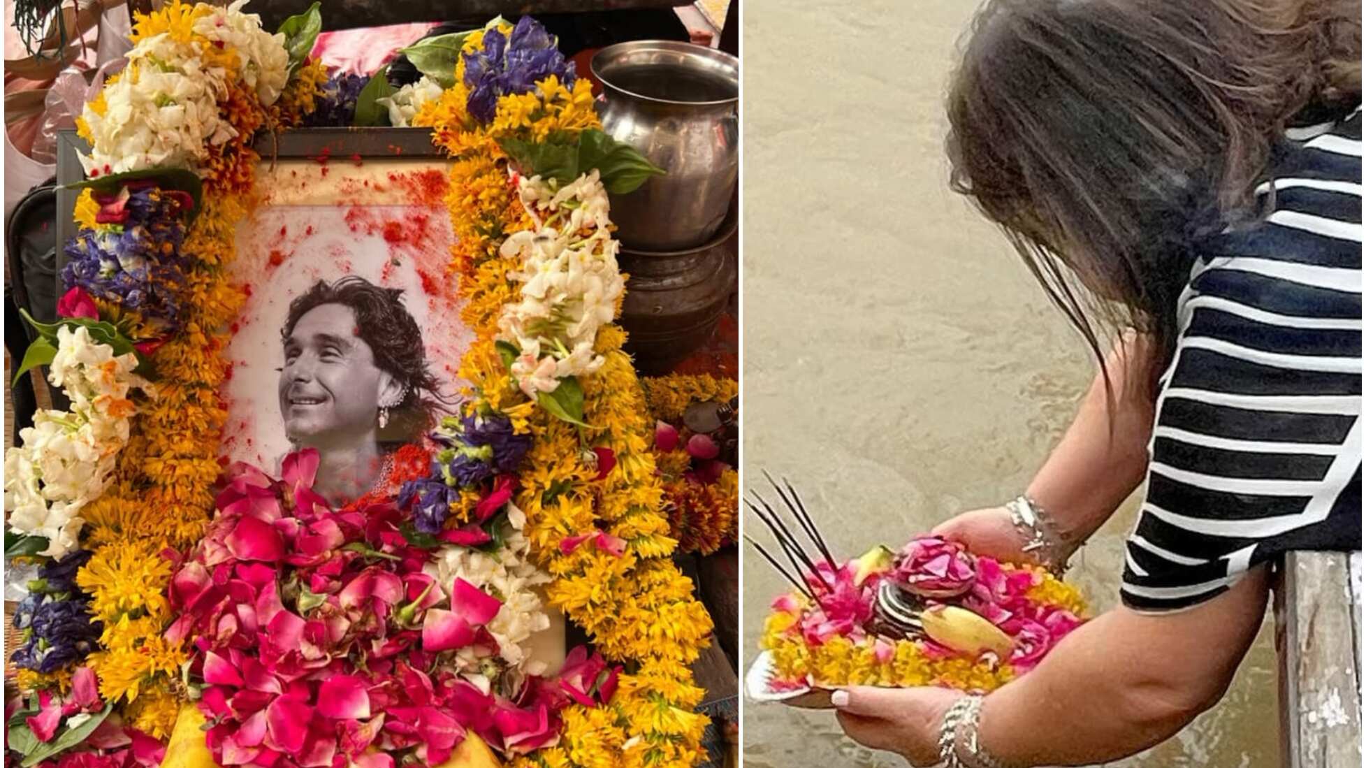 Cenizas de Claudio Iturra en el Ganges