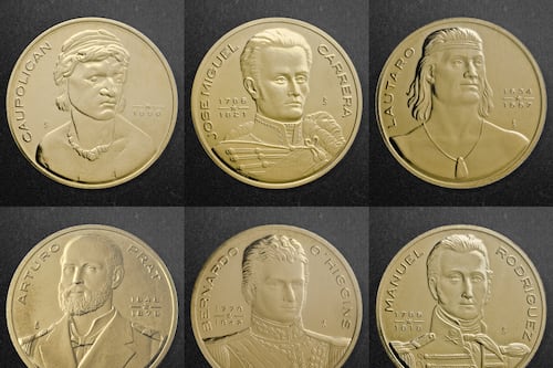 Desde Caupolicán a Manuel Rodríguez: Casa de Moneda lanza nueva colección de “Héroes Patrios”