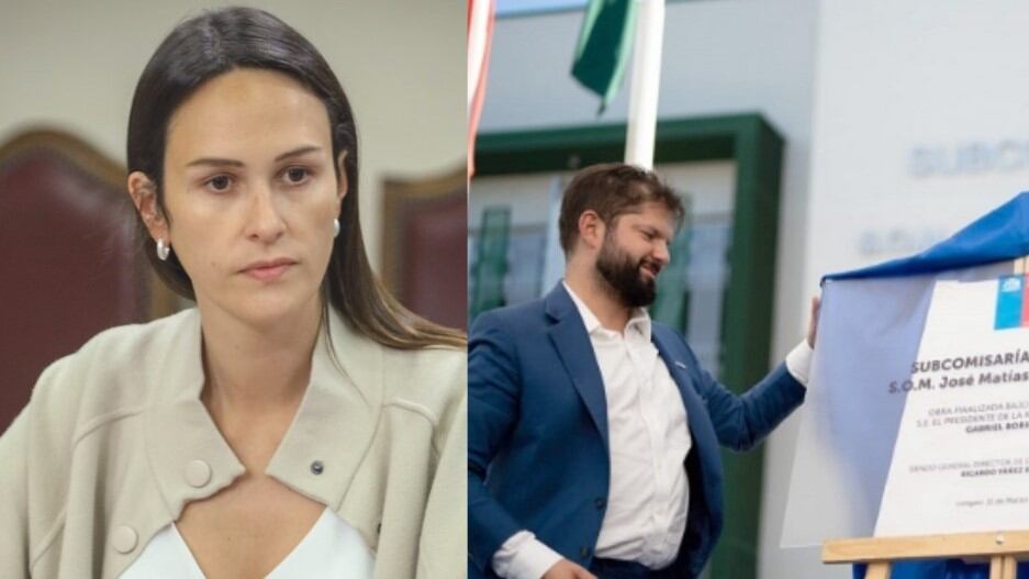 Paula Labra y Gabriel Boric