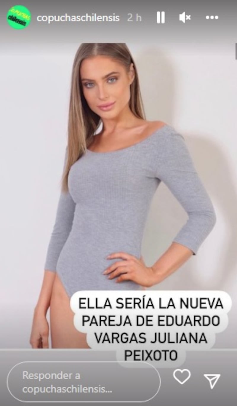 Hace varios días los medios de espectáculos han especulado con el romance de Juliana Peixoto y Eduardo Vargas.