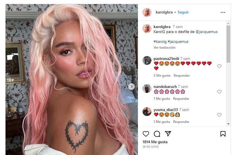 Karol G se encuentra en el mejor momento de su carrera