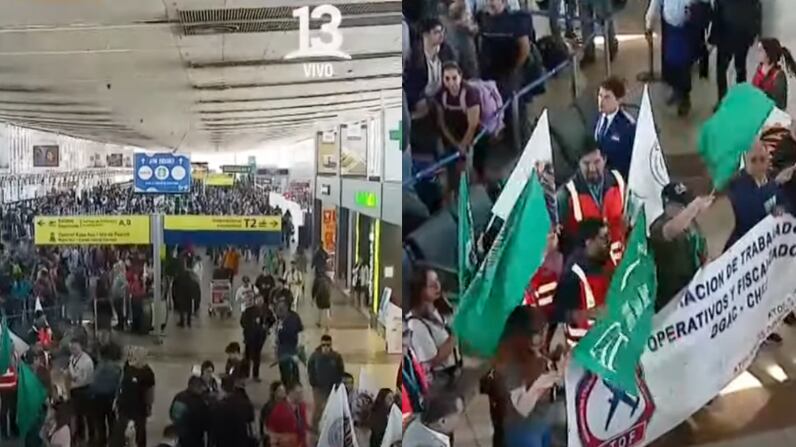 Paro de DGAC | Captura: Tu Día de Canal 13