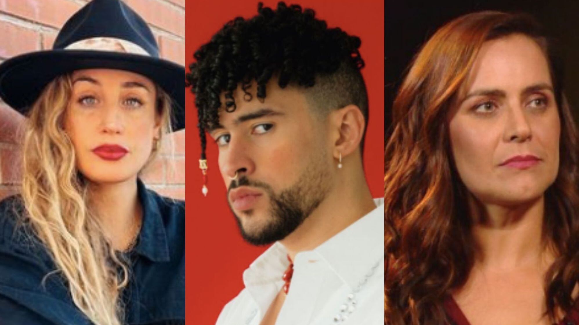 Dani Castro, Natalia Valdebenito y Bad Bunny