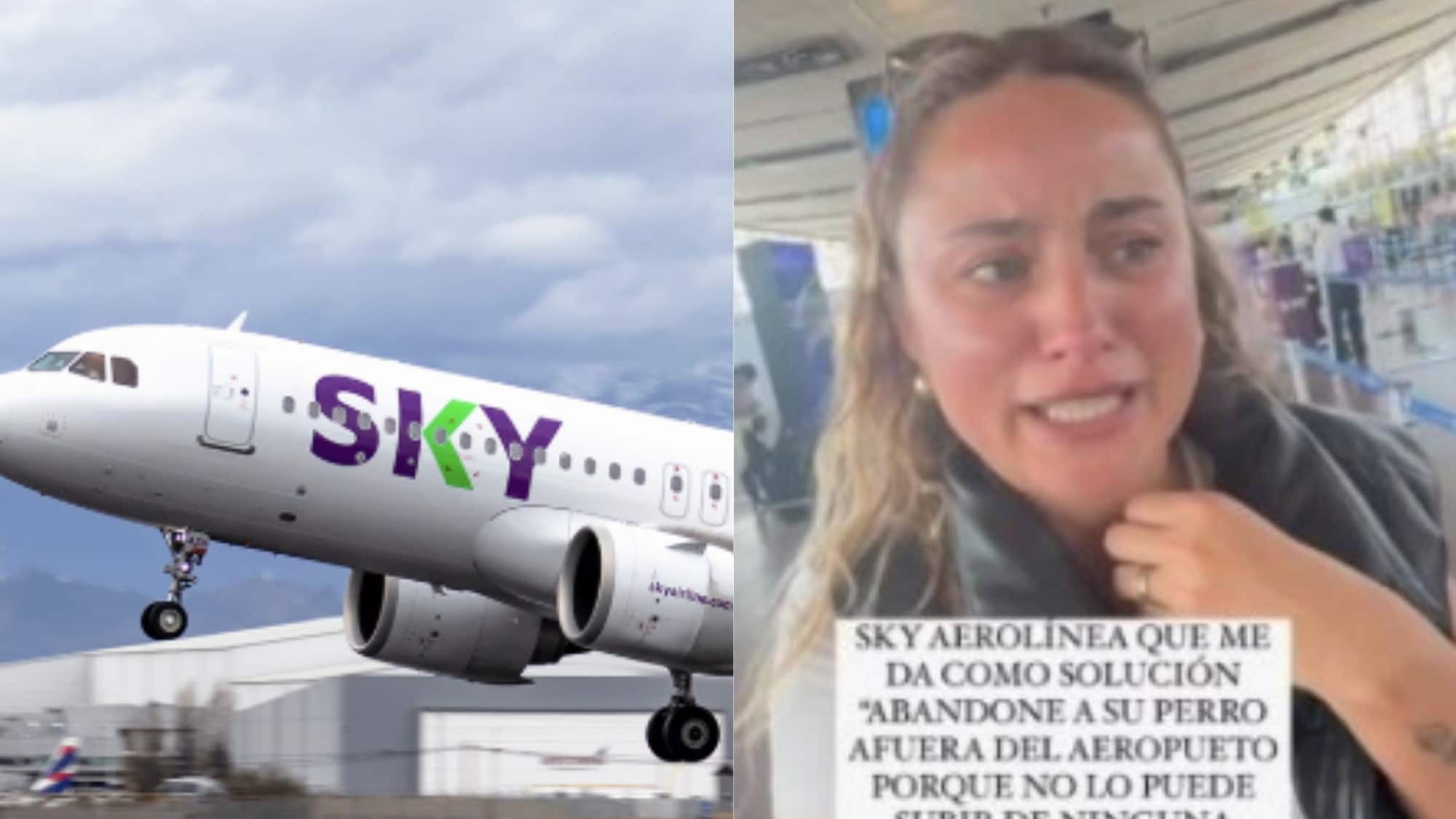 Aerolínea responde a funa de influencer por no dejarla viajar con su perro a Punta Arenas