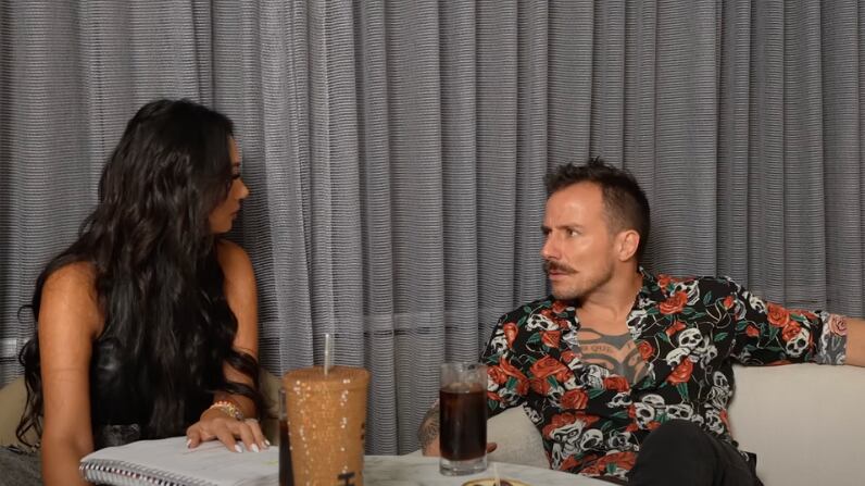 Gonzalo Egas con Pamela Díaz | Captura: Sin Editar