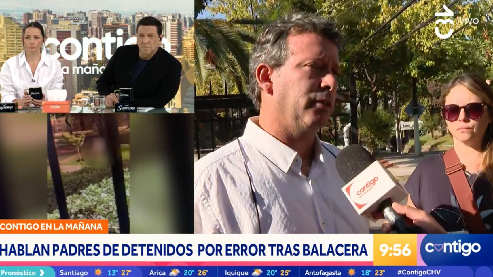 Papá de joven detenido por error